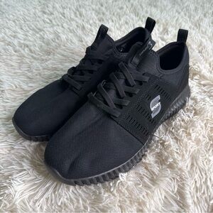 S Sport by Skechers Black Brennen 2.0 Memory Foam Relaxed Fit Sneakers Size 11